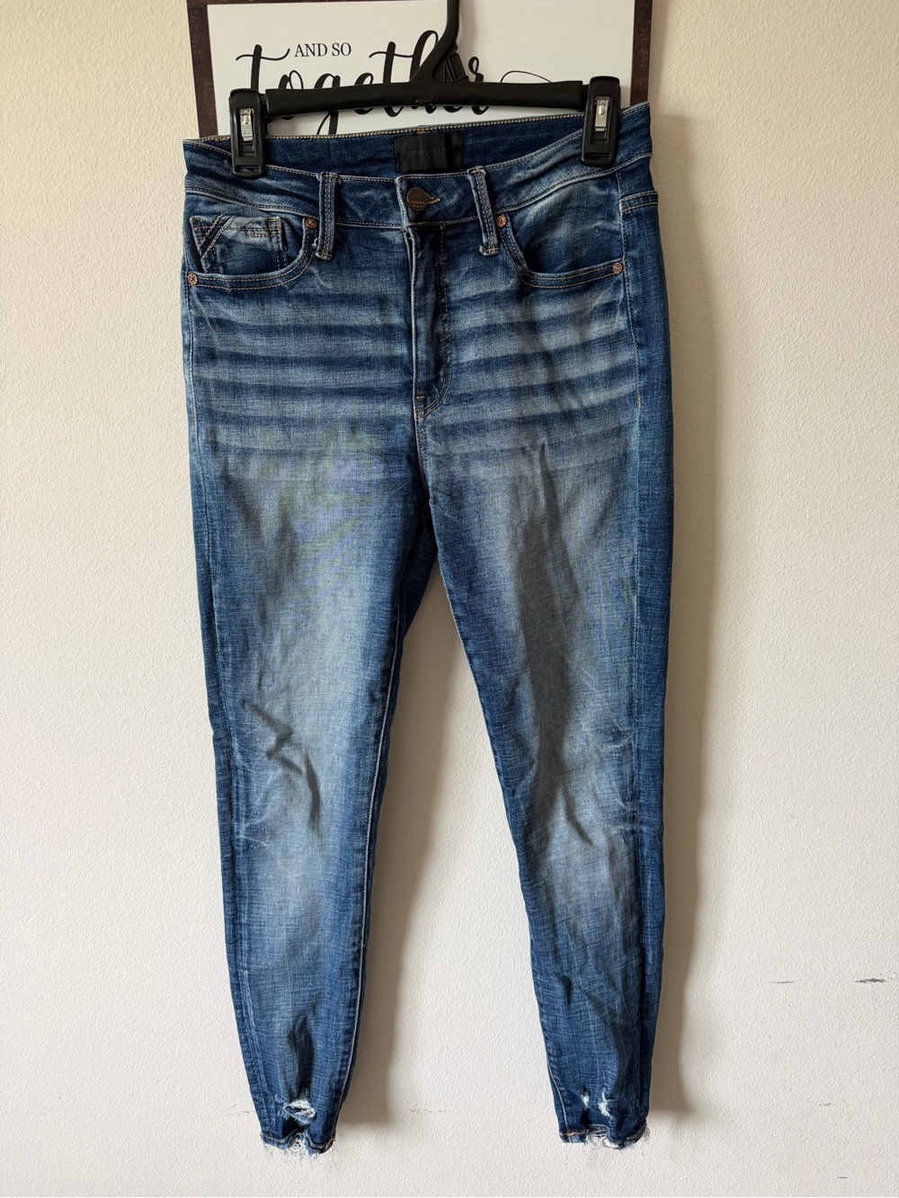 Buckle Black Dark Blue Faded Women’s Jeans